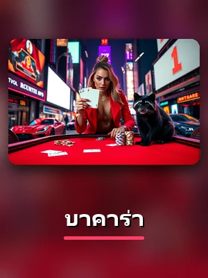การ์ดเกมบาคาร่าในห้องคาสิโนของ 78WIN